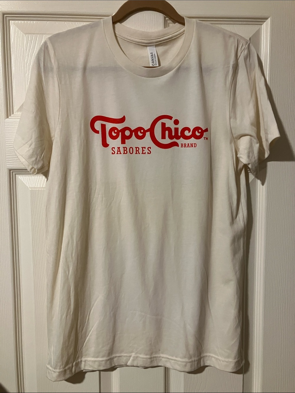 Topo Chico Sabores Logo Tee with Red Print - Promotional Shirt - Medium